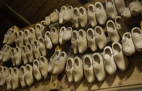 荷兰传统的木木木塞衣服旅行工艺手工鞋类商品纪念品木头雕刻旅游图片