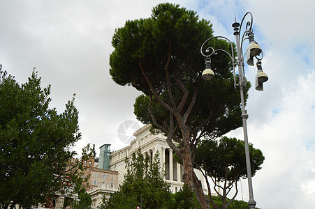 罗马 拉齐奥地区 意大利 维托里奥埃马努埃莱二世国家纪念碑的细节 名为维托里亚诺或阿尔塔雷德拉帕特里亚 从海松看 2018 年 图片