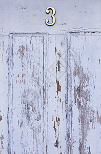 在蓝色装饰的老门街道青色寺庙木头壁板入口住宅金属窗格框架图片