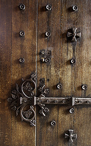 旧金属锁装饰中世纪图片