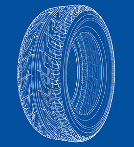 汽车轮胎概念  3 的矢量渲染卡车车皮圆形驾驶车辆剪影机器绘画服务硫化图片