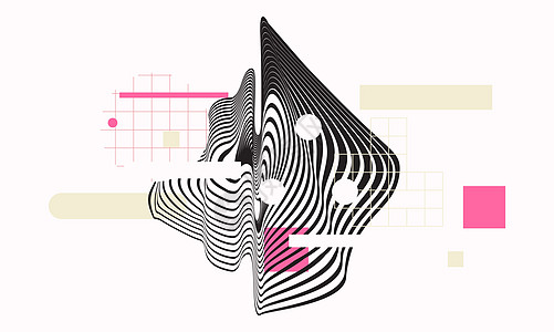 文本空间最小几何网页横幅设计作品墙纸卡片插图几何学艺术三角形技术商业动画片图片
