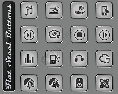 数字音乐图标 se喇叭玩家音乐播放器磁盘均衡器耳机按钮笔记笔记本电脑背景图片
