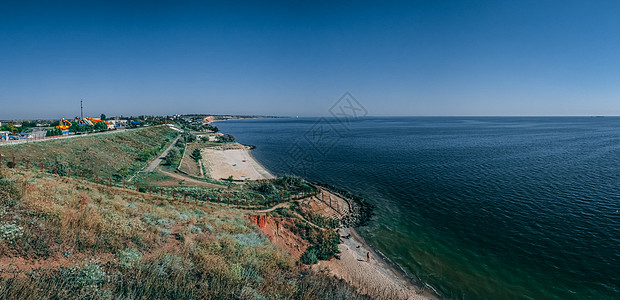 乌克兰奥查科夫海岸线和海滩旅游景观天空全景旅行公园休息海景海岸城市图片