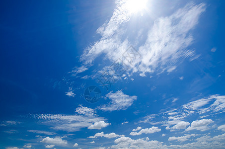 天空中的云朵黎明 清凉的清新空气阳光季节射线蓝色天气晴天太阳图片