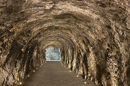 隧道地点建筑学地标历史石头入口黑与白旅行背光魔法图片