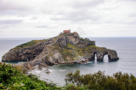 石垣岛海圣胡安-德加斯泰卢加特克斯背景