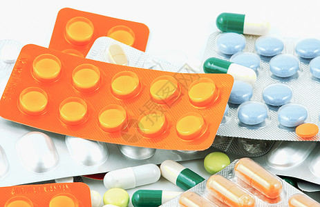 药丸 胶囊和板块白色治疗科学帮助制药药店抗生素剂量药品团体图片