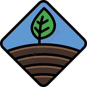 生态友好型绿色地球日图标标志符号流行植物流行音乐标识艺术图片