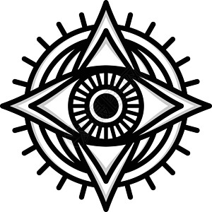 一只眼睛标志符号标志徽标流行音乐标识手表上帝社区安全宗教艺术流行图片