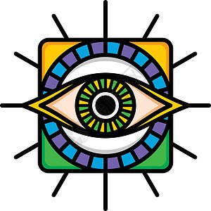 一只眼睛标志符号标志徽标宗教流行安全标识社区流行音乐手表上帝艺术图片