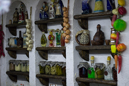 乌克兰农村式乡村式厨房 有内地deco村图片