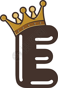带皇冠的字母表女王金子王国图片