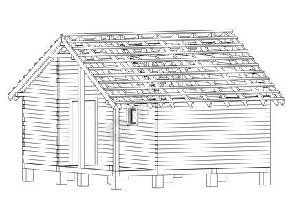 小房子的模样绘画公寓建筑学图表草图建筑房子建造住宅住房图片