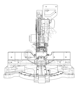 斜切锯条概念工具木工车轮工业倾斜木头锯末工程力量建造图片