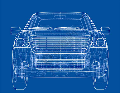 汽车 Suv 绘图轮廓  3d 它制作图案车辆越野车运动商业卡车绘画车轮检查运输蓝图图片