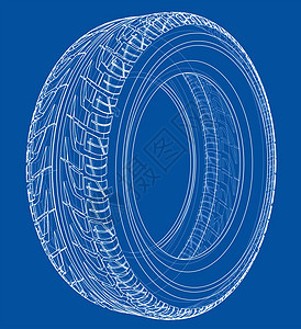 车胎轮胎概念汽车驾驶卡车绘画车皮运输服务车轮车辆空闲图片