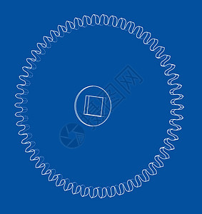 3D齿轮  3 的矢量渲染装置圆形机械绘画技术车辆蓝色工业商业线条图片