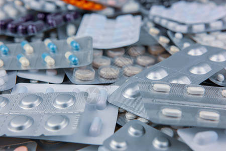 许多含有平板的列表药品止痛药抗生素科学剂量白色疾病药店化学家胶囊图片