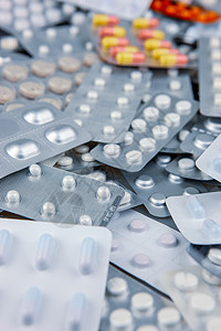 许多含有平板的列表治疗化学家科学抗生素帮助药店剂量疾病药品止痛药图片