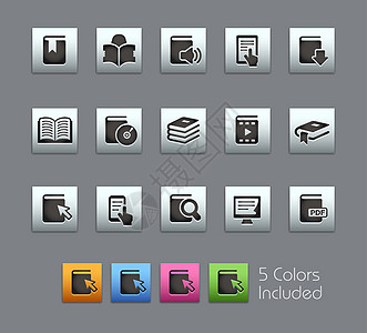 书籍图标 — — Satinbox 系列图片