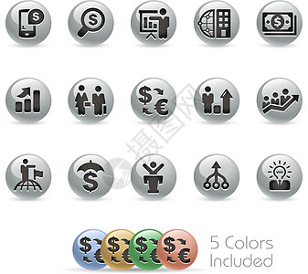 金融战略图标     金属回合系列图片
