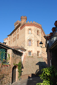 巴洛 库诺皮埃蒙特的法雷蒂城堡建筑学国家旅游城市建筑农村历史性地标农业景观图片