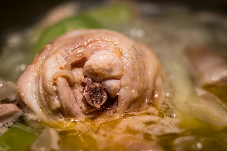 特写自制鸡肉卷饼图片