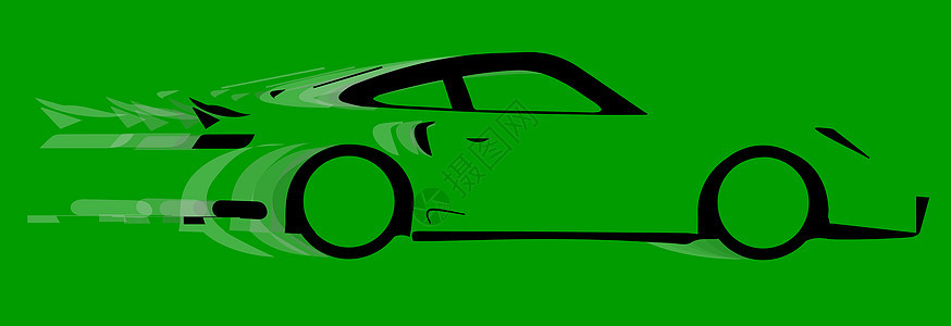 快速汽车路标加速度赛车速度艺术品艺术绘画轿跑车运动赛车手插图背景图片