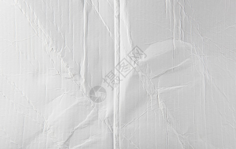白皮书纹理背景宏观床单灰色折叠墙纸羊皮纸照片空白纸板折痕图片