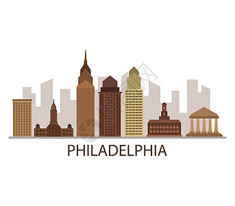 费城天线景观摩天大楼建筑商业打印办公室旅行历史性地标建筑学图片