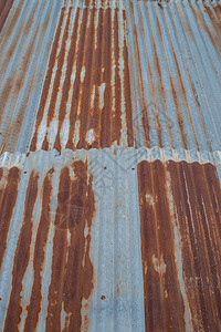 锌屋顶底底铜板风化金属栅栏材料灰色控制板棕色条纹墙纸床单图片