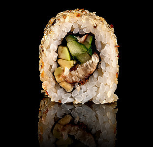 单一寿司卷图片
