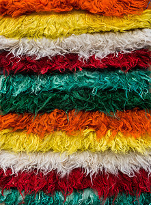 彩色羊毛作为纹理背景纺织品织物毛皮柔软度头发材料小地毯棉布图片