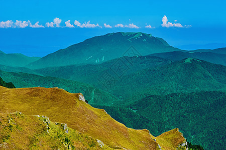 卡尔帕蒂亚山脉布塞吉远足风景山脊地形旅游旅行天线生态高地环境图片