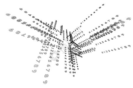 由数字组成的抽象背景数数算术科学流动学校数据矩阵计算数学代码图片