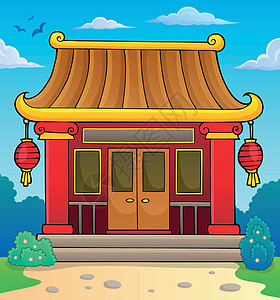中国神庙主题图2图片
