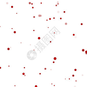 白背景中分离的抽象血细胞数图片