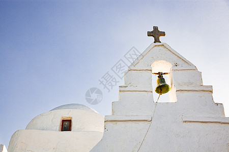 Greek教堂的小型教会细节村庄房子艺术旅游建筑学文化旅行地标历史性建筑图片