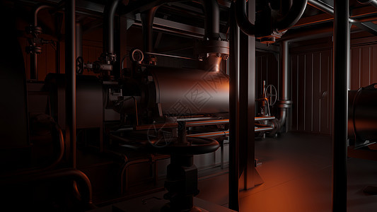 金属管道和阀门压力蒸汽锅炉炼油厂植物化学品加热器工程燃料技术图片