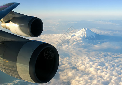 飞机飞行期间客机窗外的风景天空飞机场引擎高度地平线气氛航空框架服务机场图片