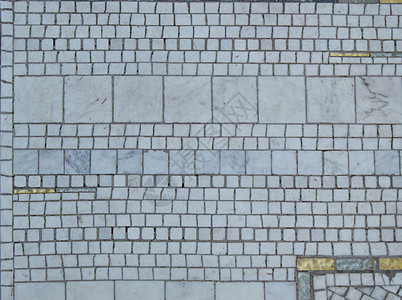 瓷砖地板上的典型马赛克和灰色和蓝色图案的钻石石头装饰建筑学绘画墙纸艺术手工制品正方形房子图片