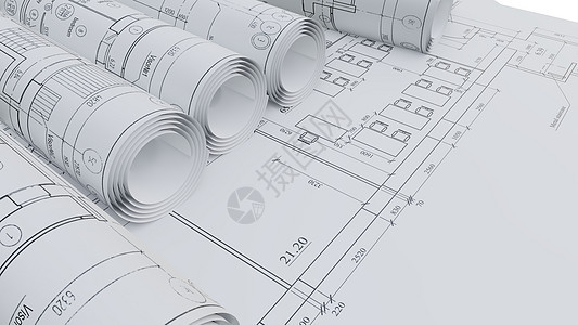 建筑图画 平整和滚动技术工具工作草稿计算机商业建筑师草图设计师项目图片