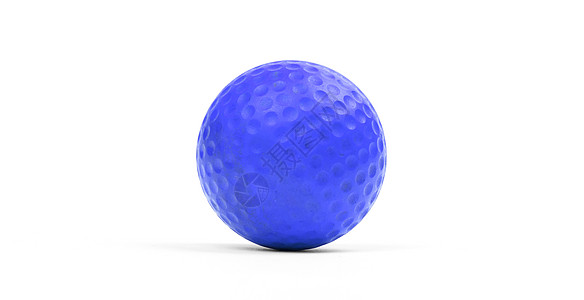 特写高尔夫球闲暇竞争球具活动竞赛高尔夫体育白色运动蓝色背景图片