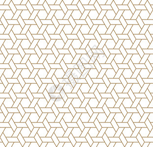 无缝日本图案 Kumiko 为浅棕色的 Shoji 屏幕传统马赛克网格墙纸工艺六边形激光菱形装饰品纺织品图片