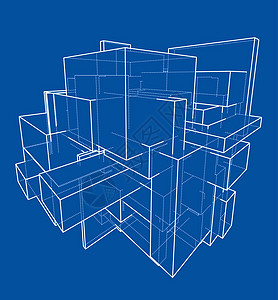 线框框 素描样式建造3d多边形网络金属创造力渲染艺术原子商业图片