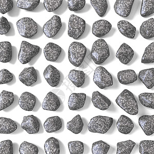 抽象阵列由岩石 3 制成插图车道框架卵石鹅卵石石头花岗岩正方形背景灰色图片
