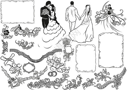 结婚设计要素集图片
