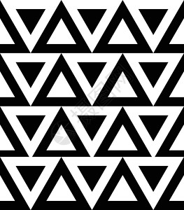 无缝突变模式 带有尖形三角形状 矢量艺术操作灰阶三角形插图图形化无缝地白色光学抽象派黑色图片