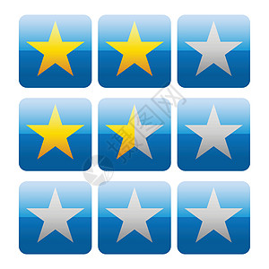 带有 3 颗星的星级评级图形 用于评分速度评价投票顾客质量估价审查表决排行图片